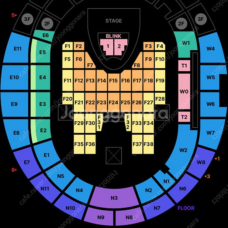 블랙핑크 콘서트 7/5 티켓 블핑 2연석--0