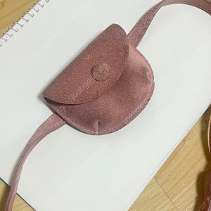 에크린 코인백 구상핑크