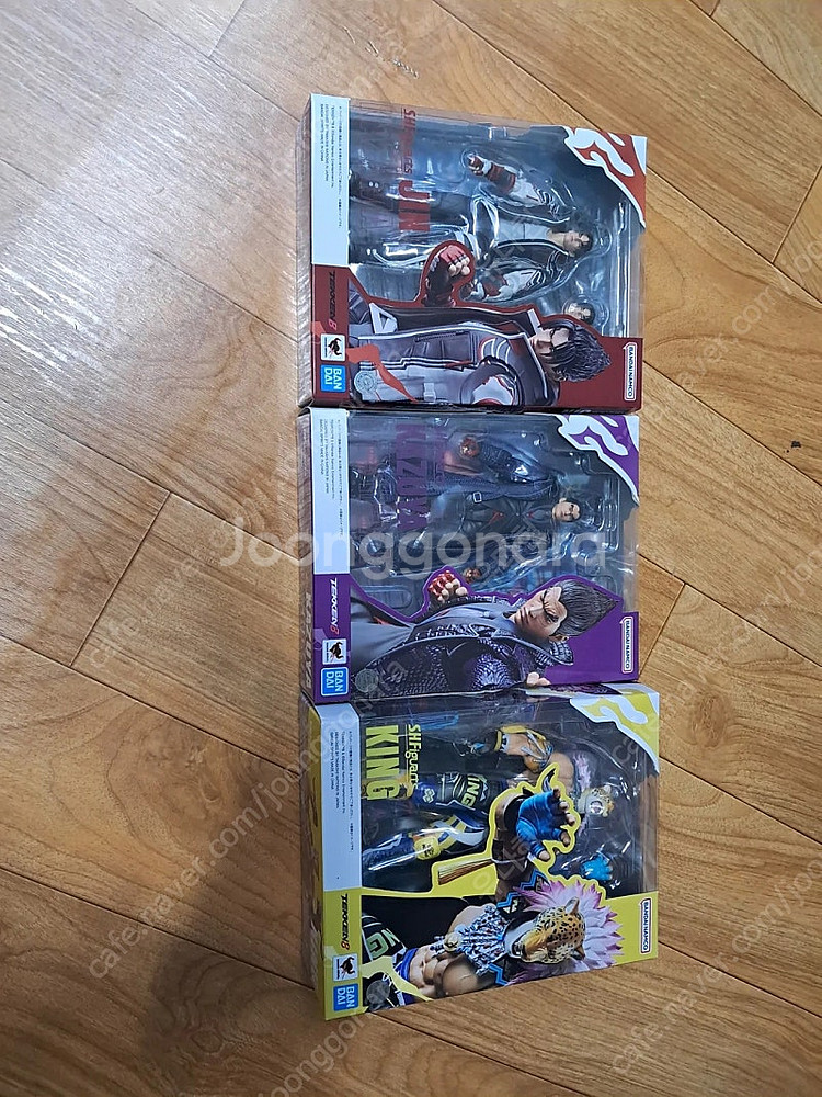 shf 철권 피규어들 (카자마 진, 카즈야 미시마, 킹...--1