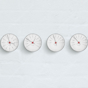 아르네 야콥센 (arne jacobsen) 뱅커스 시계/습도계 12cm