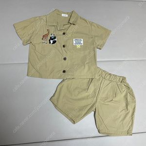 코튼봉 사파리셋업 동물원룩 상하복s 에버랜드룩