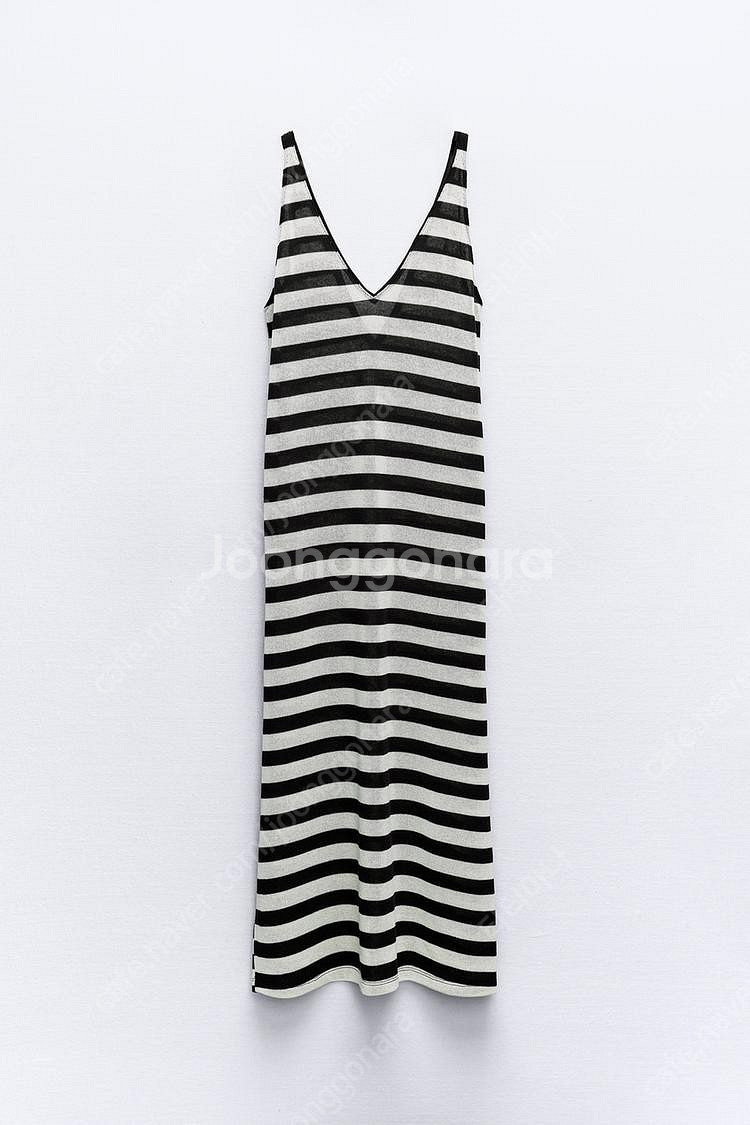 zara 자라 롱 스트라이프 원피스 55900-2990...--1