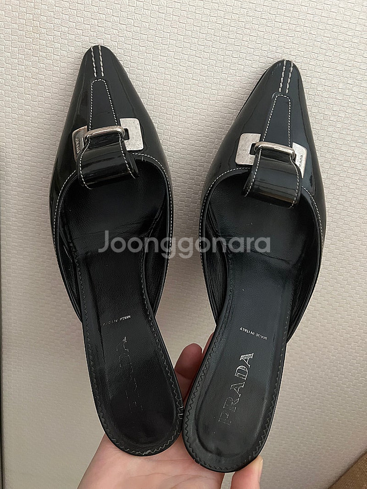 정품) 프라다 뮬 37사이즈--1