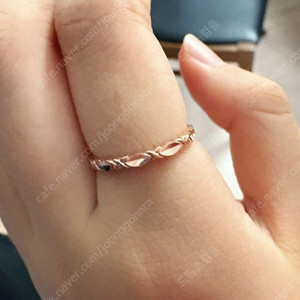 14k 컷팅반지 시착만 한 새상품 12호. GS 편의점택포.