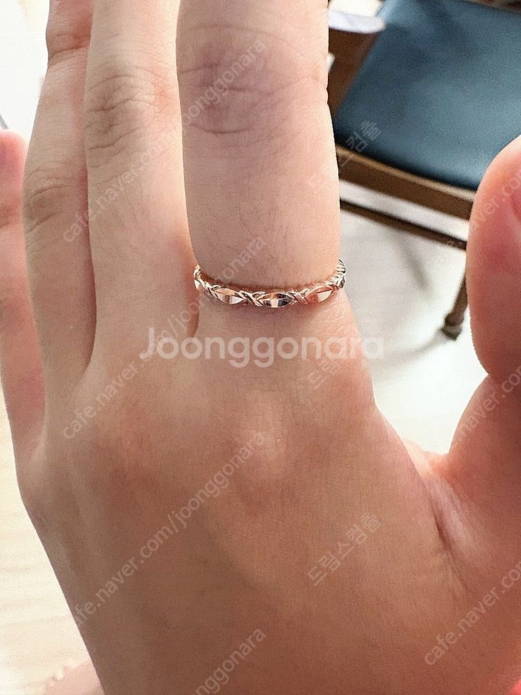 14k 컷팅반지 시착만 한 새상품 12호. GS 편의점...--1