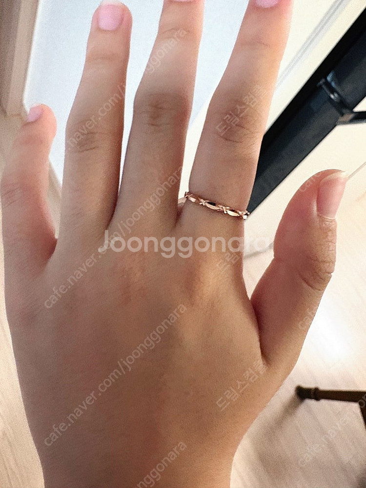14k 컷팅반지 시착만 한 새상품 12호. GS 편의점...--3
