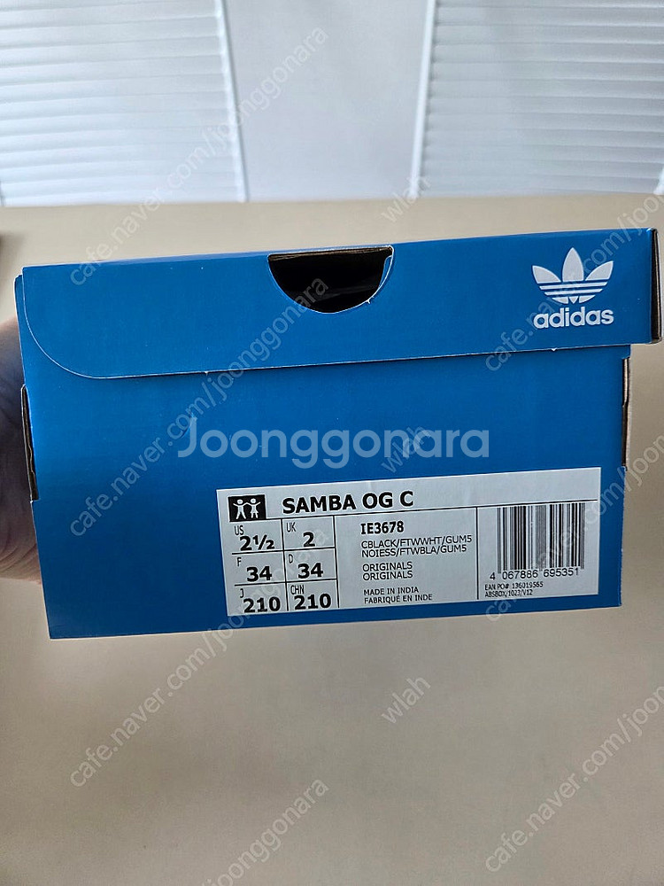 아디다스 키즈 삼바OG 210--3