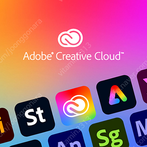 Adobe Creative Cloud 어도비 크리에이티브 클라우드 1개월 구독권