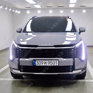 기아 스포티지 중고차 할부 스포티지 SUV 중고차 회색 2025년식 154km 1.6 터보HEV 2WD 시그니처 개인사업자 차량구매