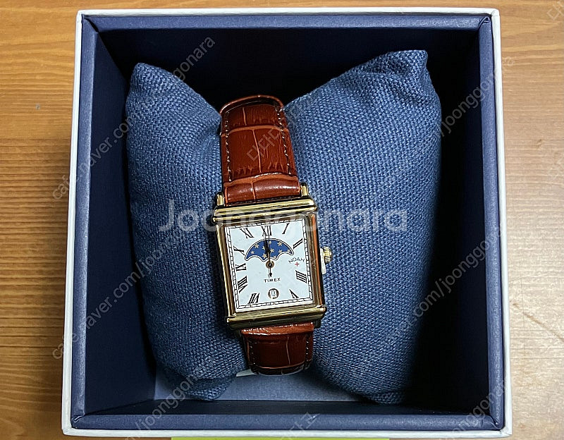 노아 타이맥스 문페이스 워치 브라운 골드--0