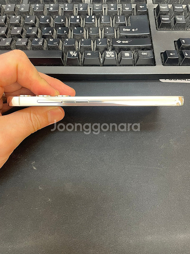갤럭시S23 크림 256GB 무잔상 상태좋은 중고34만...--4