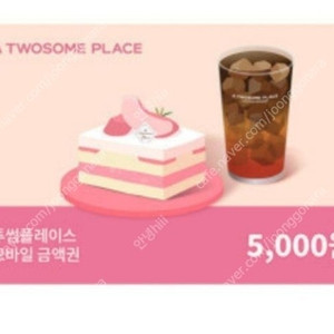 투썸5천원권기프티콘 투썸금액권 투썸조각케이크