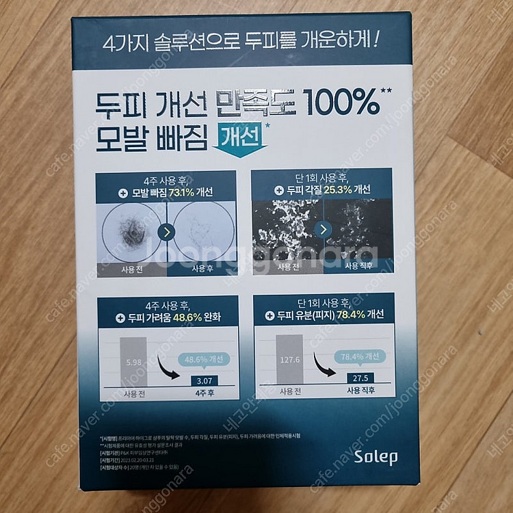 올리브영 솔랩 탈모 가려움케어 샴푸 새상품--2