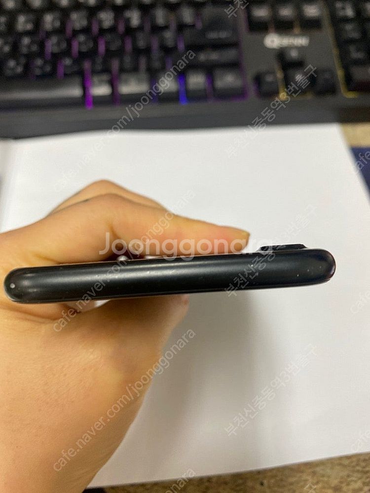 064093 아이폰7 매트블랙 액정SS급 32GB 무잔...--3
