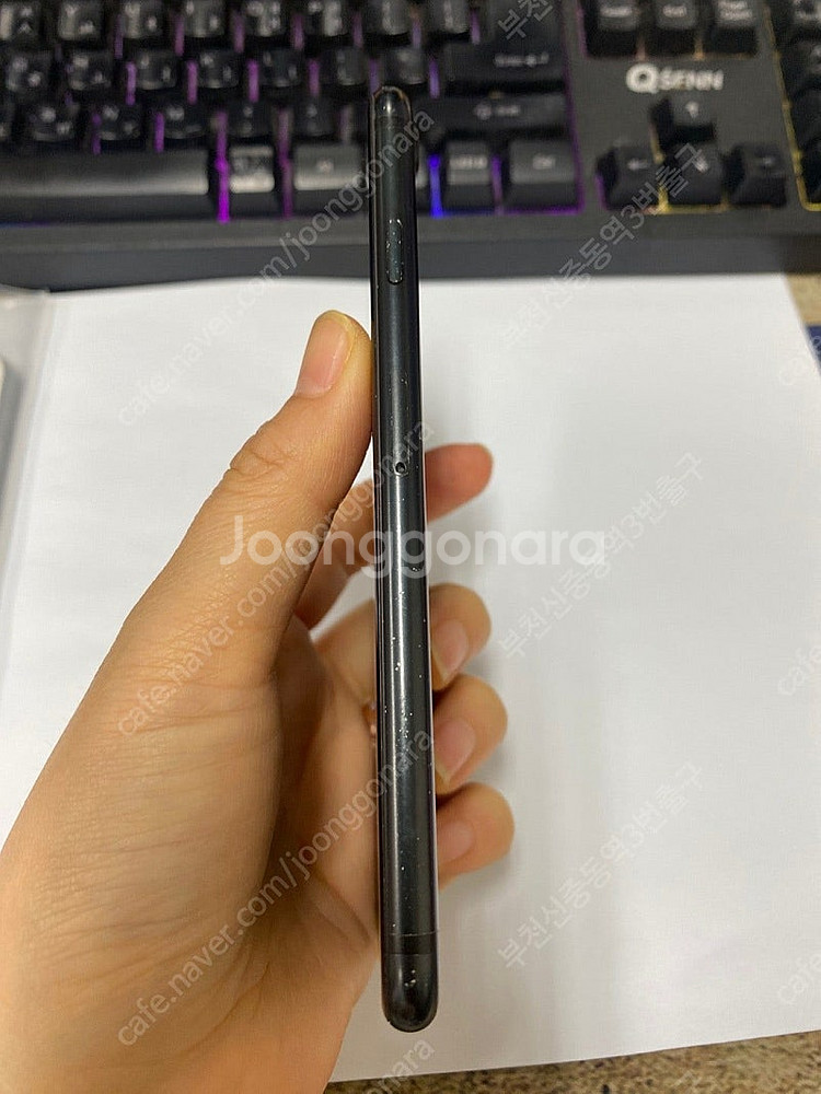 064093 아이폰7 매트블랙 액정SS급 32GB 무잔...--5