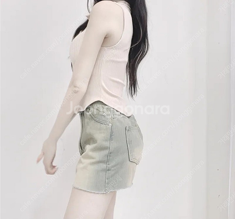 원가 19800) 유어로즈 골지굴림나시 베이지색상 청섹...--1