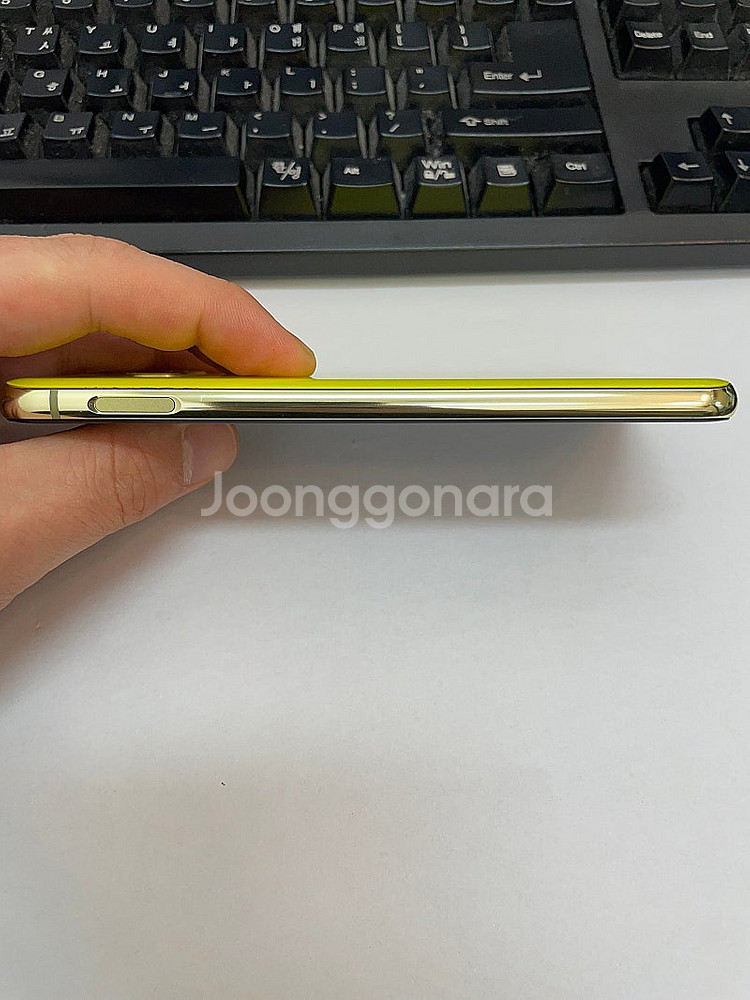 갤럭시S10E 옐로우 128GB 무잔상 상태좋은 중고1...--4