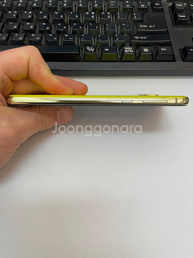 갤럭시S10E 옐로우 128GB 무잔상 상태좋은 중고1...--6
