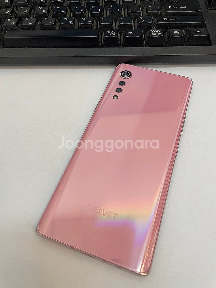 LG벨벳 핑크 128GB 무잔상 상태좋은 중고13만팝니...--0