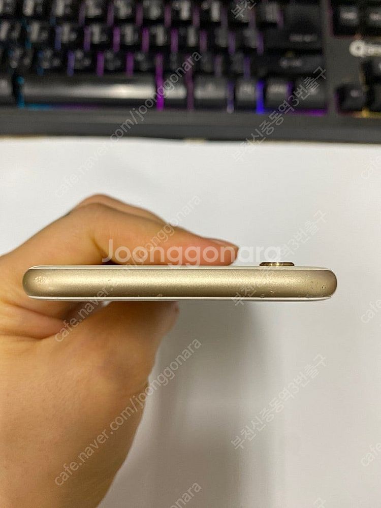 203617 아이폰6S 골드 액정SS급 128GB 무잔...--3