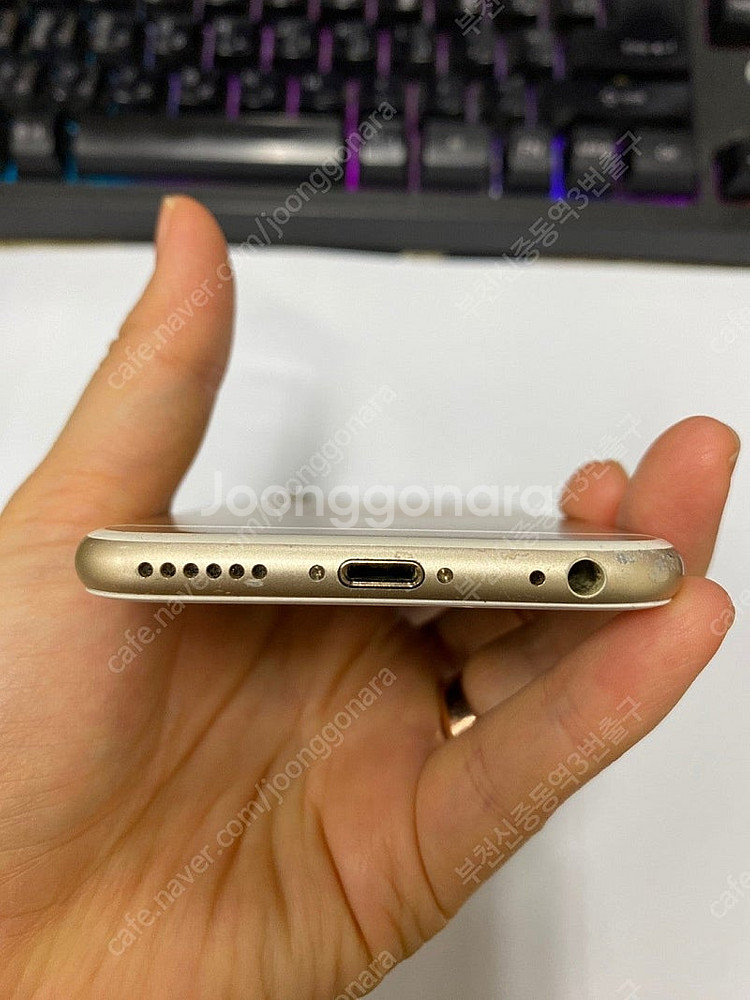 203617 아이폰6S 골드 액정SS급 128GB 무잔...--6