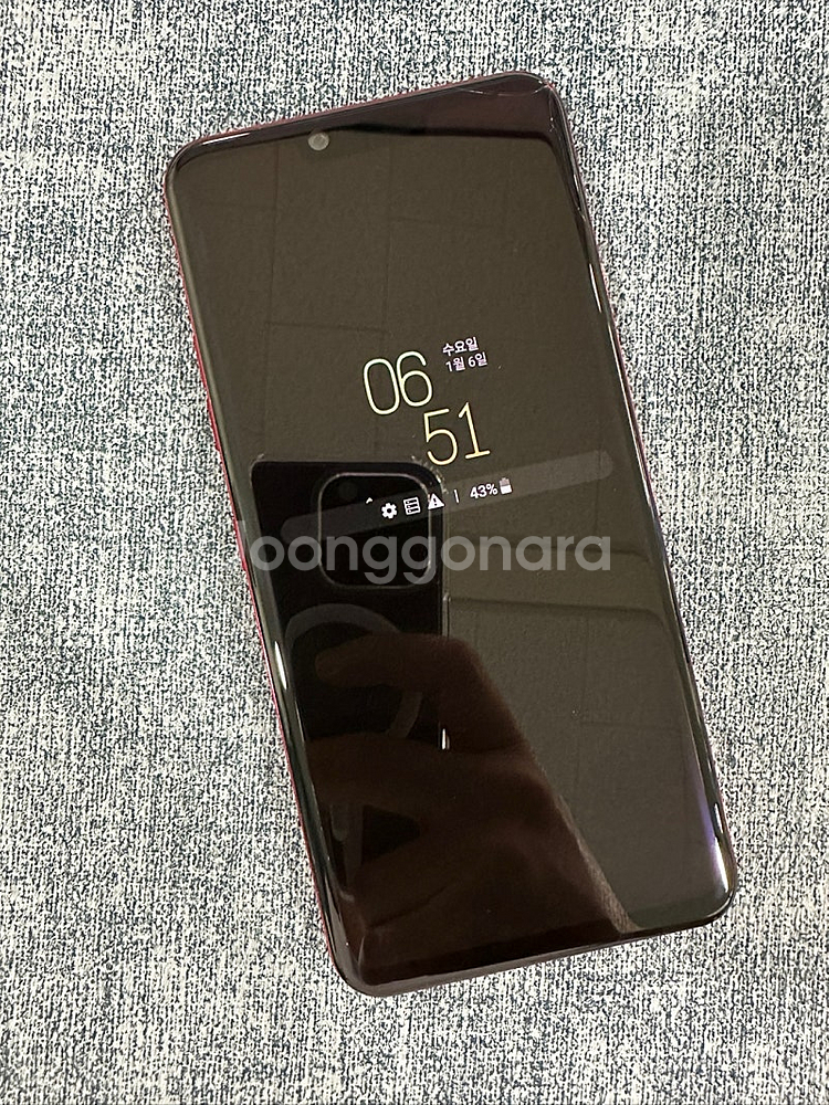 LG G8 128G 레드 무잔상 액정 미세한 금간 단말...--4