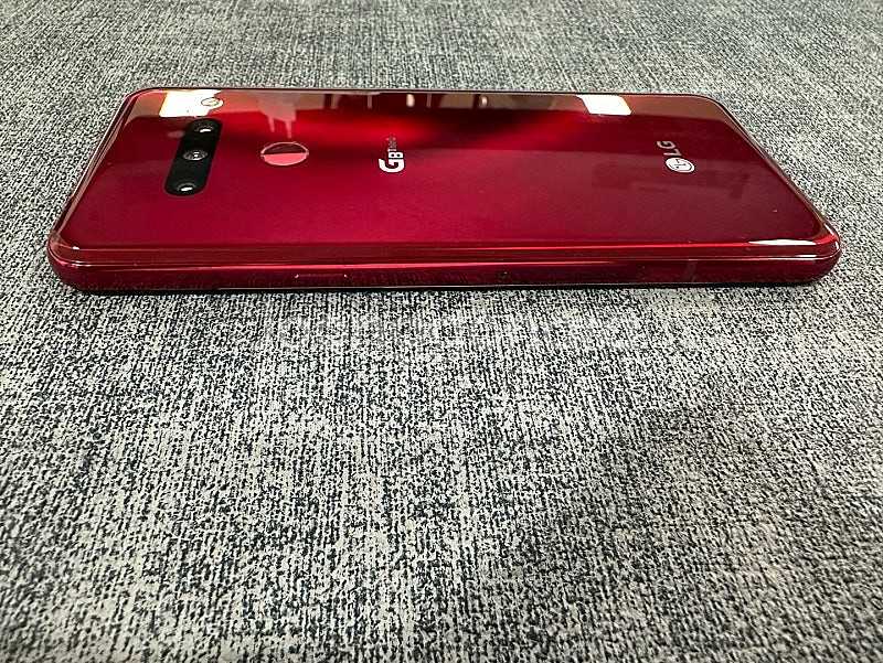 LG G8 128G 레드 무잔상 액정 미세한 금간 단말...--8