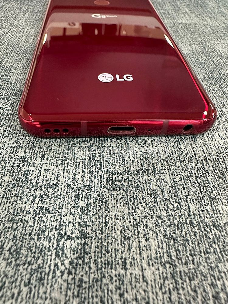 LG G8 128G 레드 무잔상 액정 미세한 금간 단말...--9