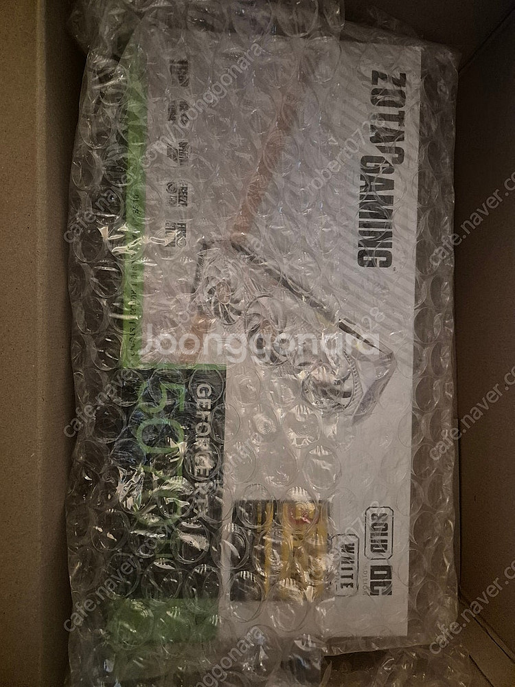 조탁 rtx 5070ti 화이트 미개봉 새제품--0