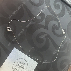 18K금+백금도금 목걸이 (3.12G)