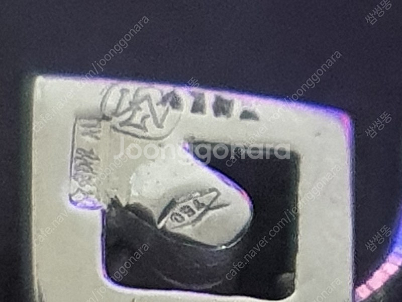 18K금+백금도금 목걸이 (3.12G)--4