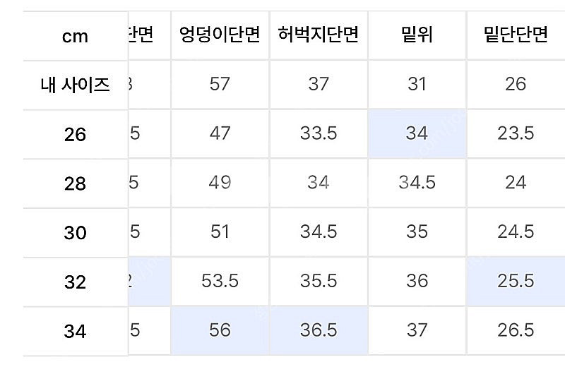 데케트x패션플래닛 린넨라이크데님 라이트블루 34--5