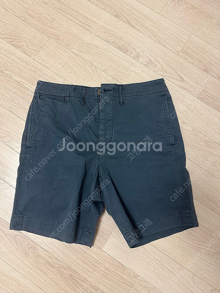 RRL 가먼트다이 오피서 치노 쇼츠 32 Size--0