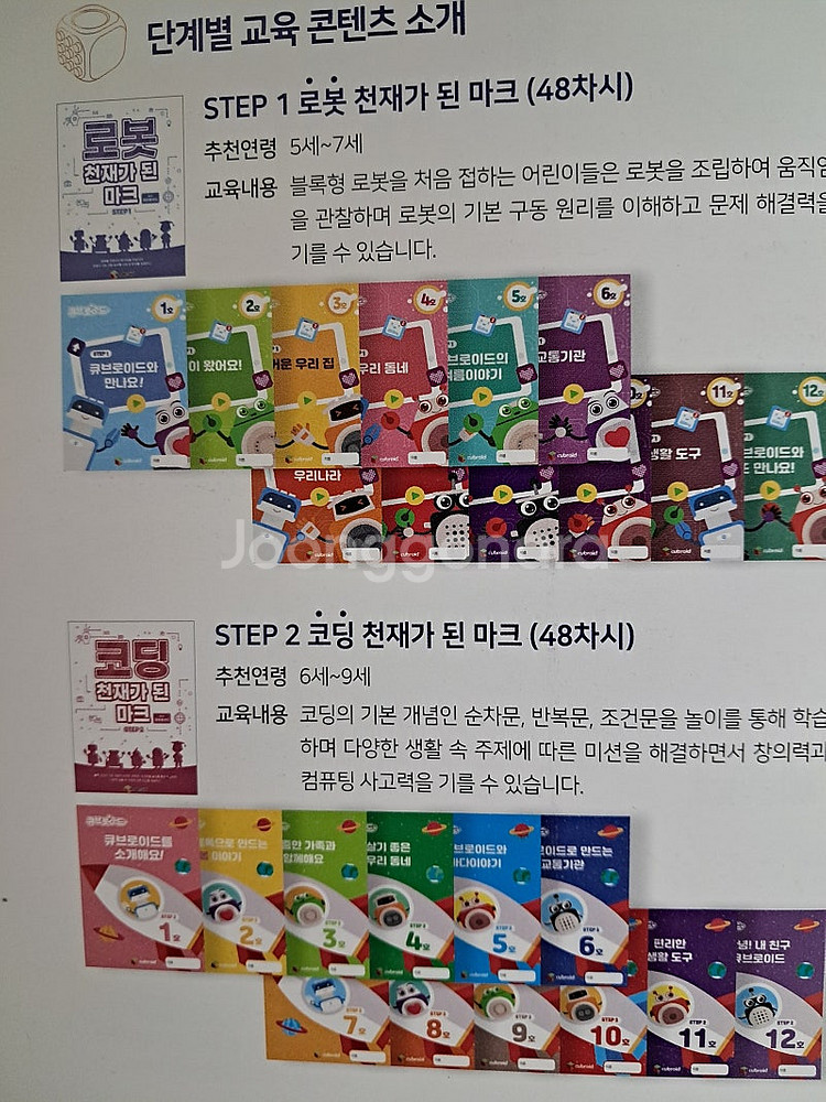 큐브로이드 코딩블럭 111pcs+추가206pcs+수업용...--4