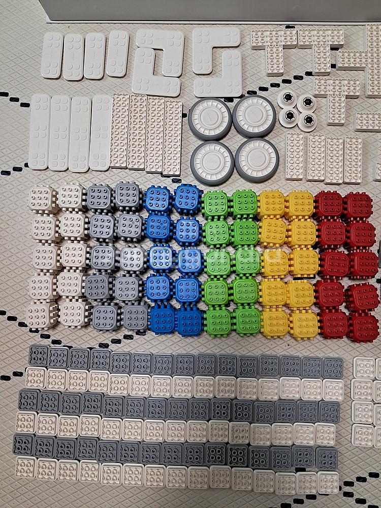 큐브로이드 코딩블럭 111pcs+추가206pcs+수업용...--6