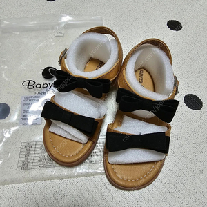 베이비잼 두겹리본샌들 170. 새제품.