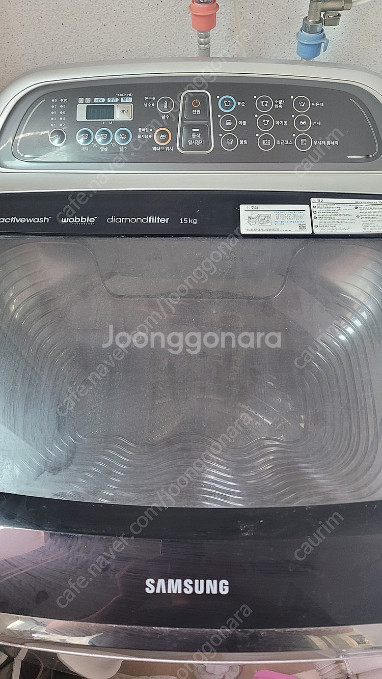 삼성 액티브워서 세탁기(wa15j6730ks)--2