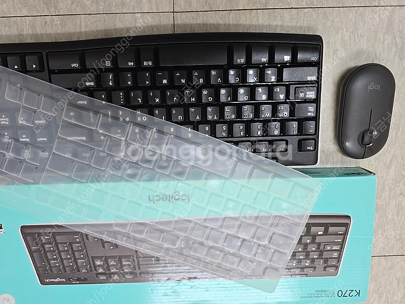 (급처) 로지텍 키보드 K270 키보드 커버 포함입니다...--1