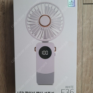 Axxen 액센 F36 LED 잔량표시 접이식 핸디 선풍기 팝니다