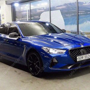 제네시스 G70 중고 가격 중고 G70 파란색 2019년식 59,451km 2.0T AWD 엘리트 수원중고차