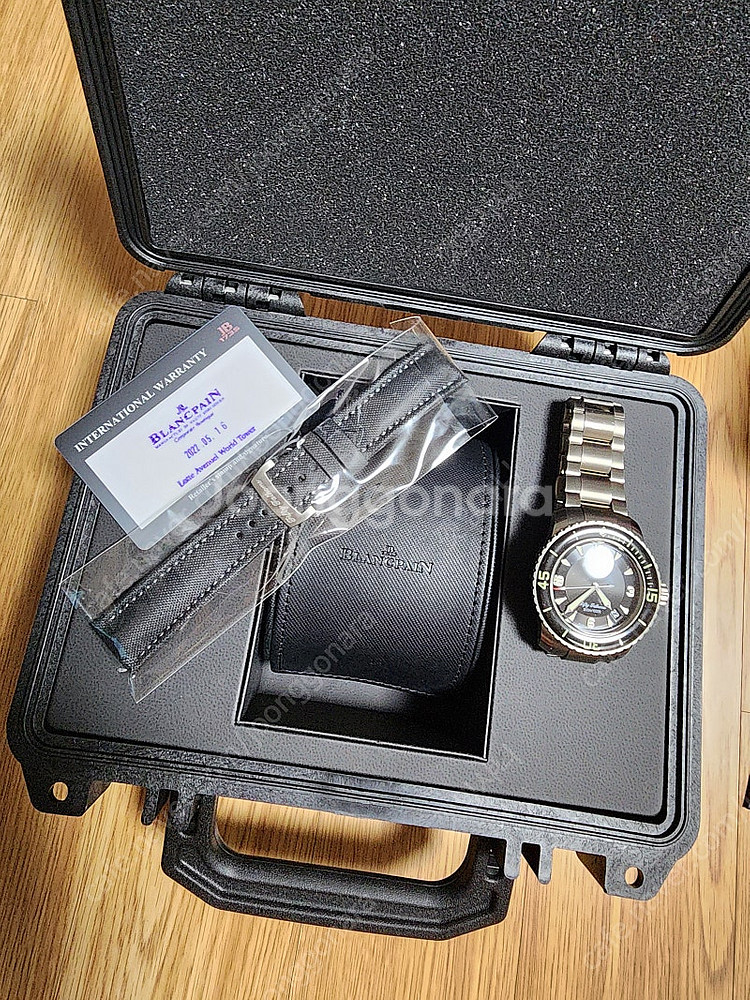 [최종 할인~!] 블랑팡 피프티 패덤즈 45mm 티타늄...--5