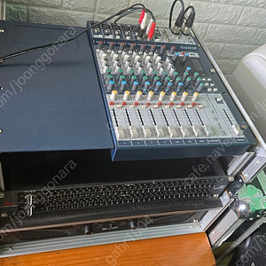 크라운엠프XLI2500, JBL스피커MR902, 사운트크래프트믹서 10체널