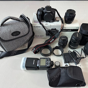캐논 EOS 800D (아트 삼식이, 망원렌즈,번들렌즈,플레시) 일괄 판매