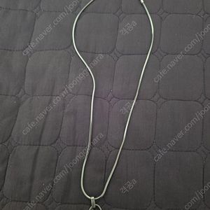 디젤 Dx1342 스테인리스 스틸 팬던트 네클리스 실버