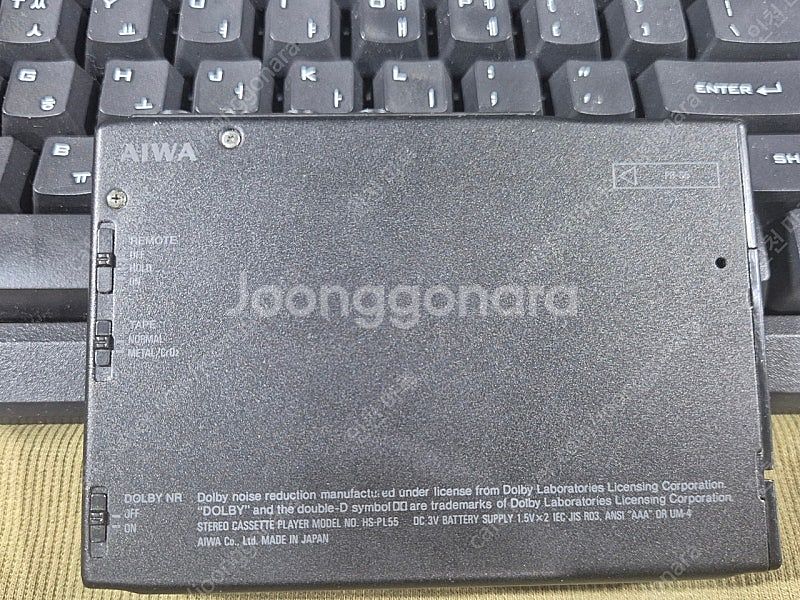 aiwa 카세트 워크맨 hs-pl55 정크--1
