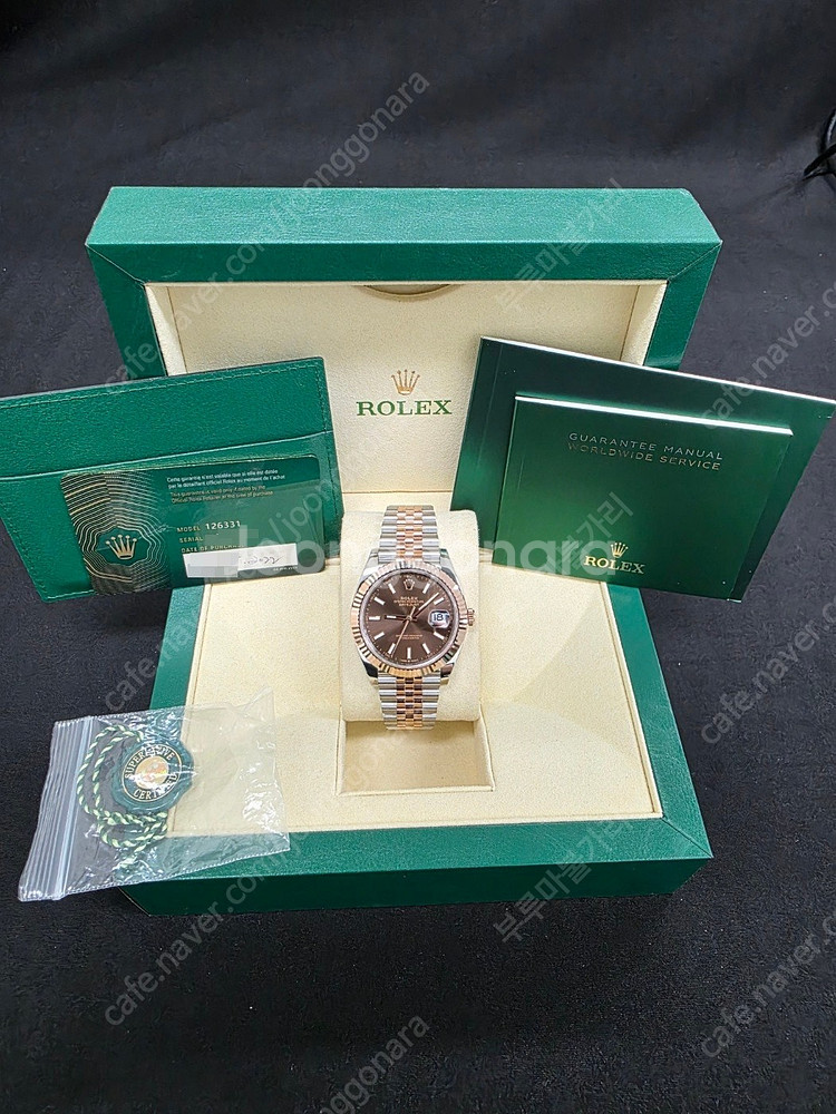 롤렉스 로렉스 데이저스트 41mm 41미리 초코판 바인...--1