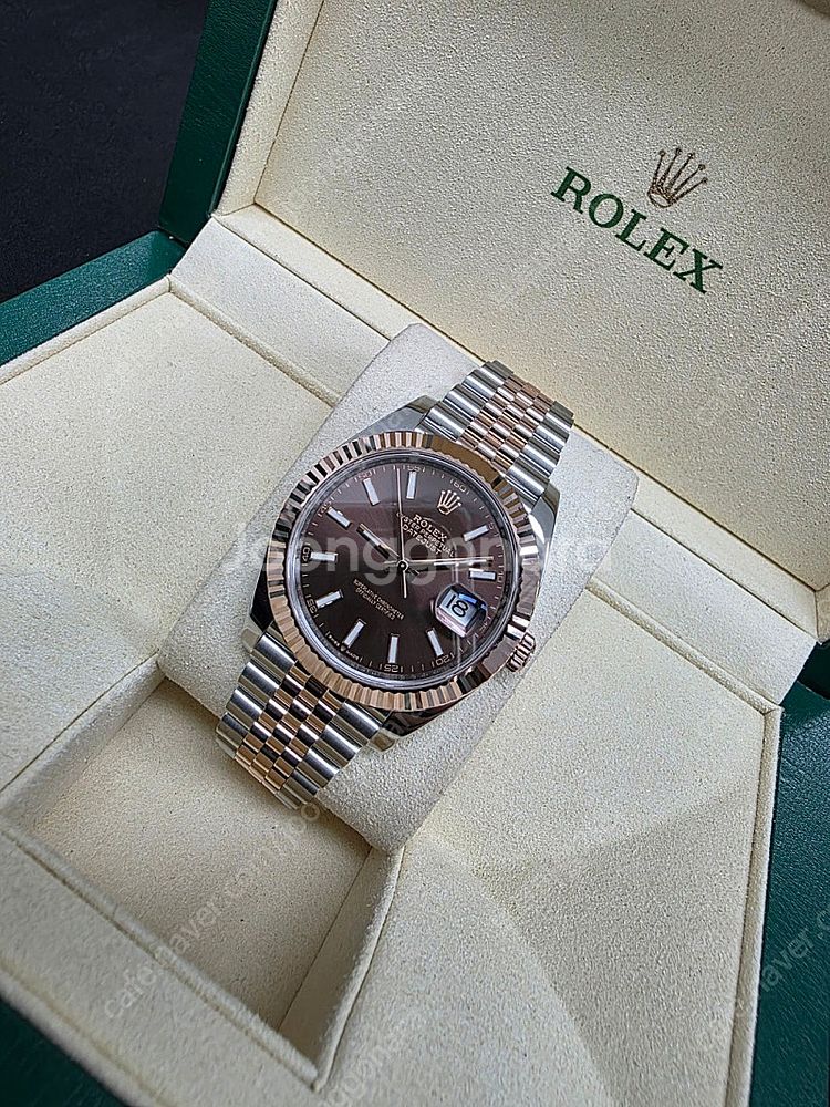 롤렉스 로렉스 데이저스트 41mm 41미리 초코판 바인...--2