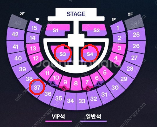 [ 7/4 7/5 7/6 라이즈 콘서트 스탠딩석 S3구...--0