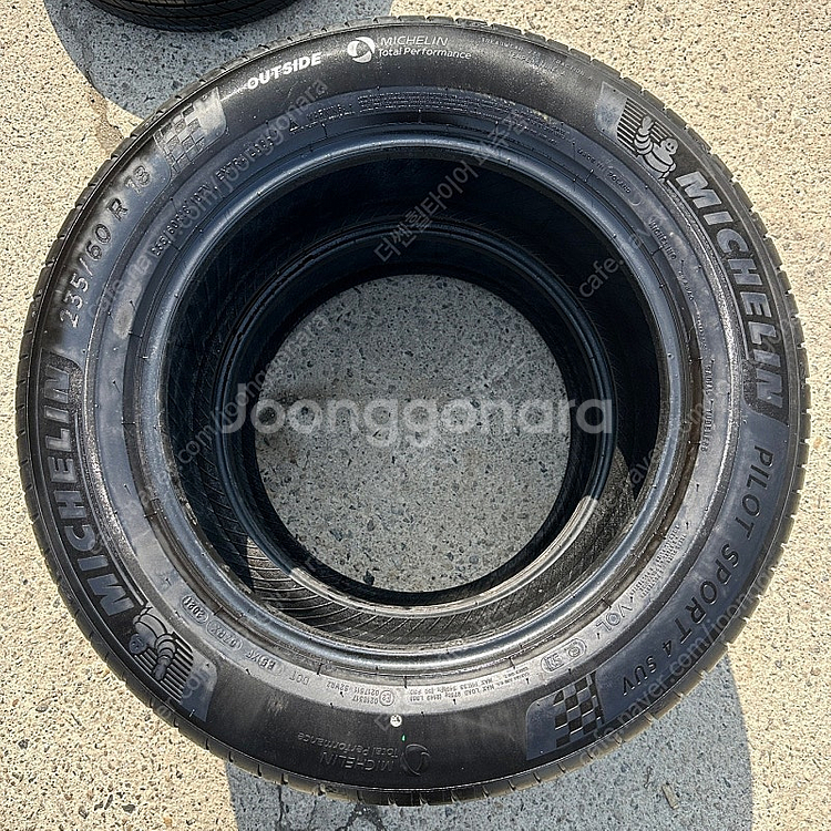 235 60 18 미쉐린 파일럿 스포츠4 SUV 중고 ...--6