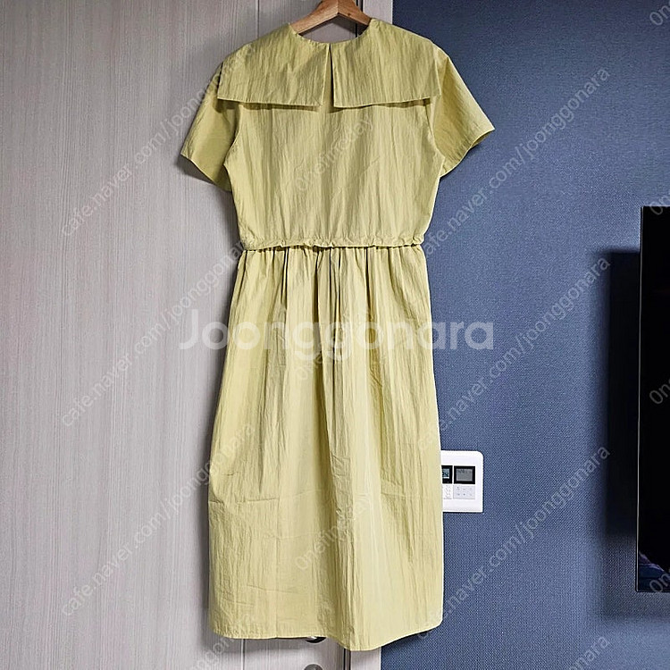 [새제품] 사각사각 세일러카라 플리츠 롱원피스--3